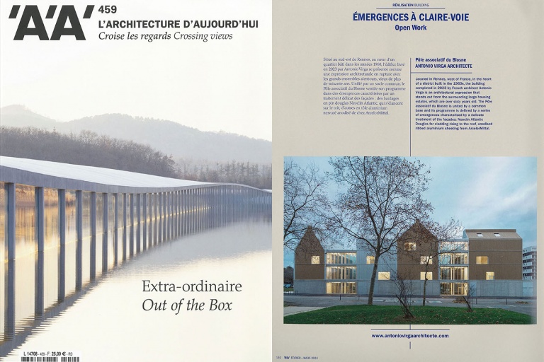 Antonio Virga - Publication dans la revue Architecture d'Aujourd'hui