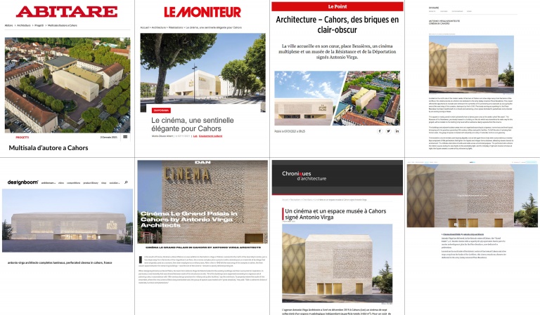 Antonio Virga - Cinema Cahors featured in several websites