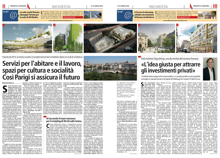 Antonio Virga - Publication in Il Sole 24 Ore