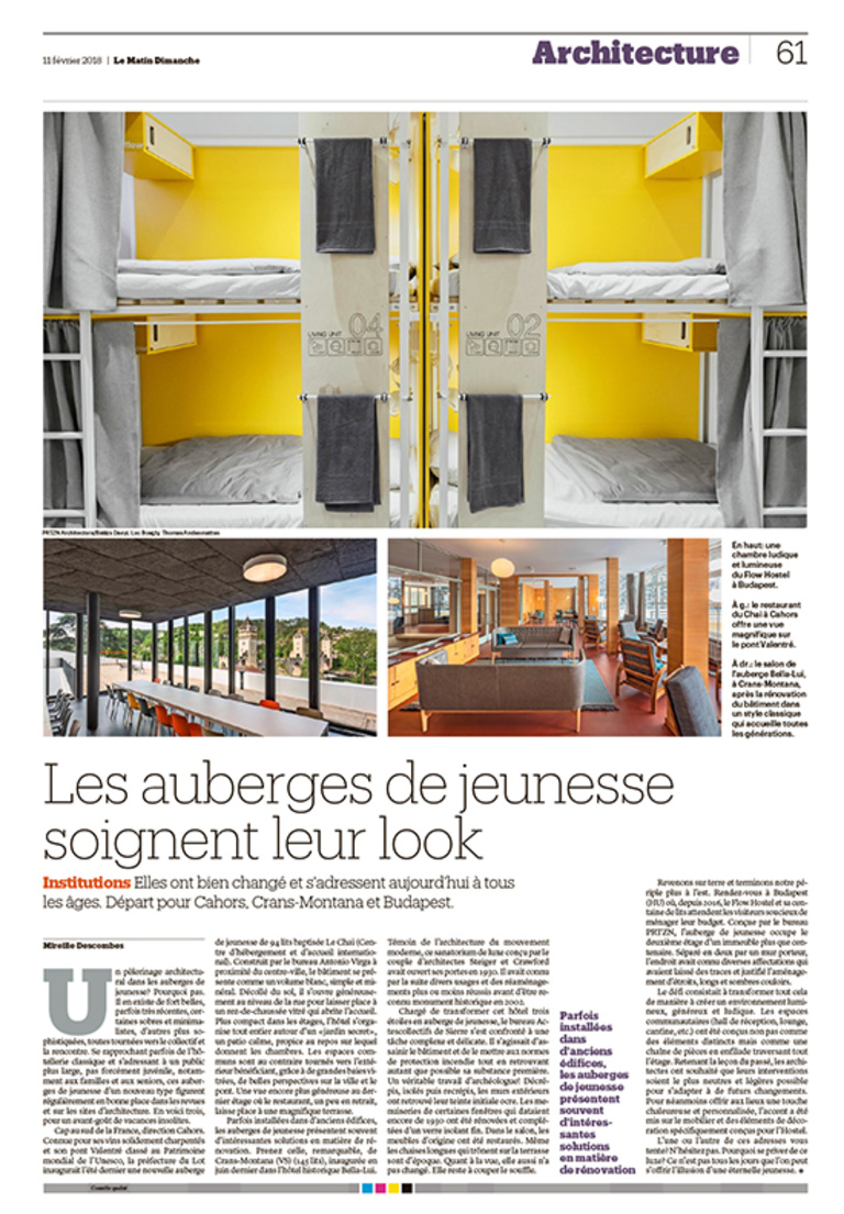 Antonio Virga - Publication dans le journal suisse Le Matin Dimanche