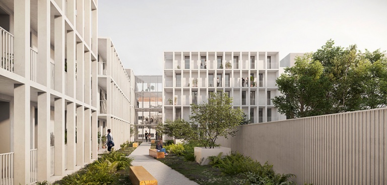 Antonio Virga - Villeurbanne, housing competition