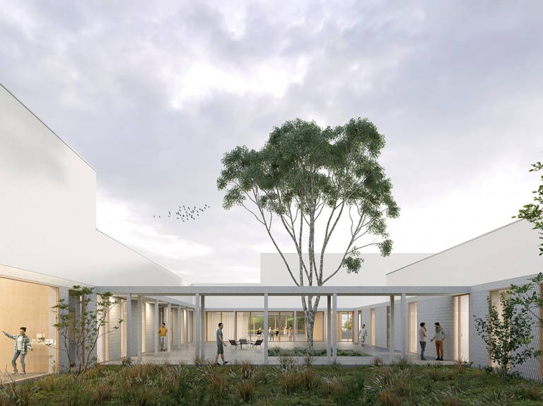 Antonio Virga - Socio-cultural Space and Childhood Center in Sens