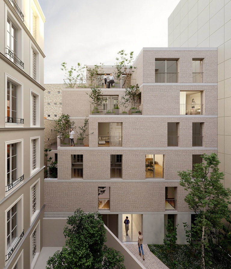 Antonio Virga - Construction d'un Immeuble de Logements à Paris